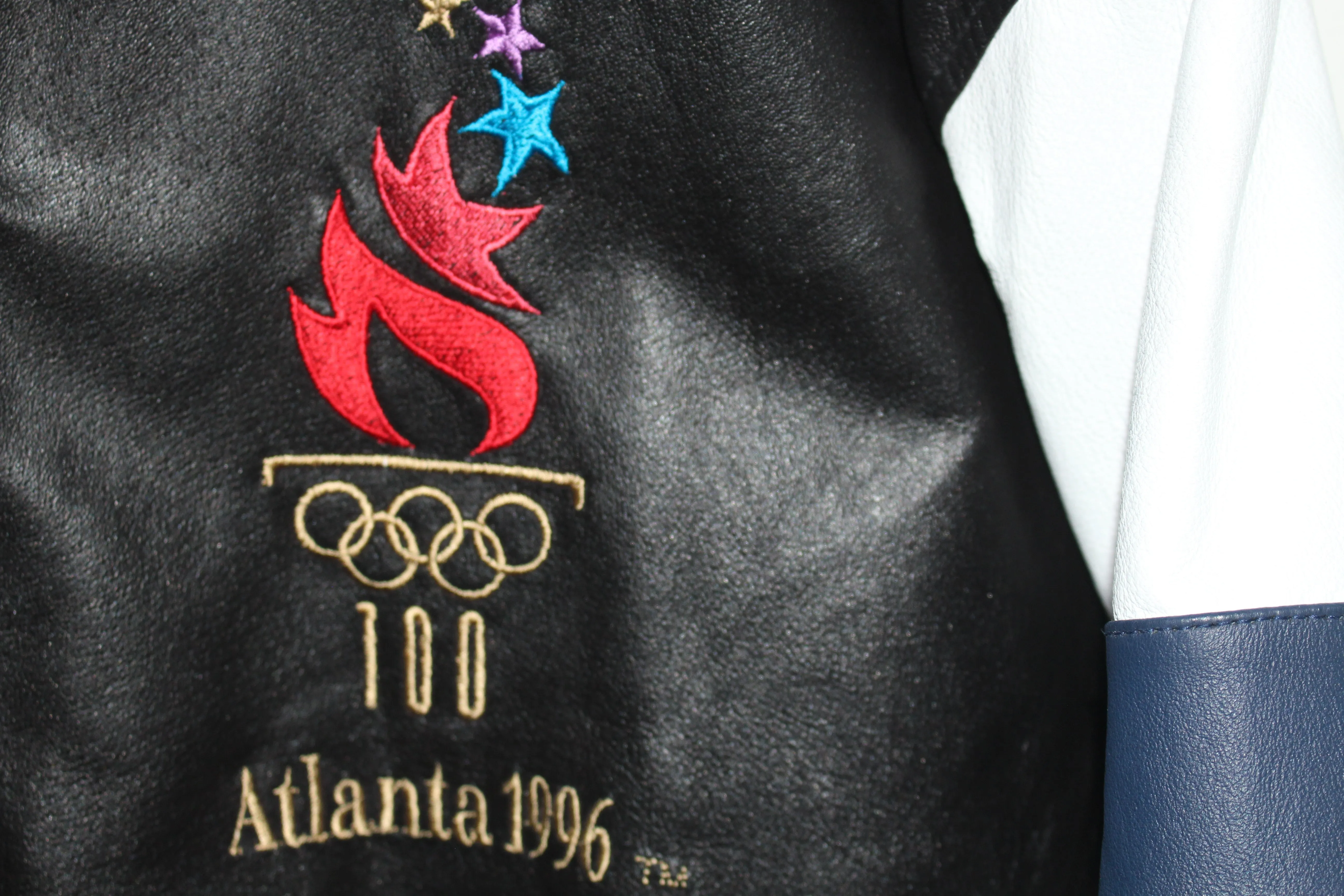 1996 Atlanta Olympic Games Starter Leather Jacket (XL)