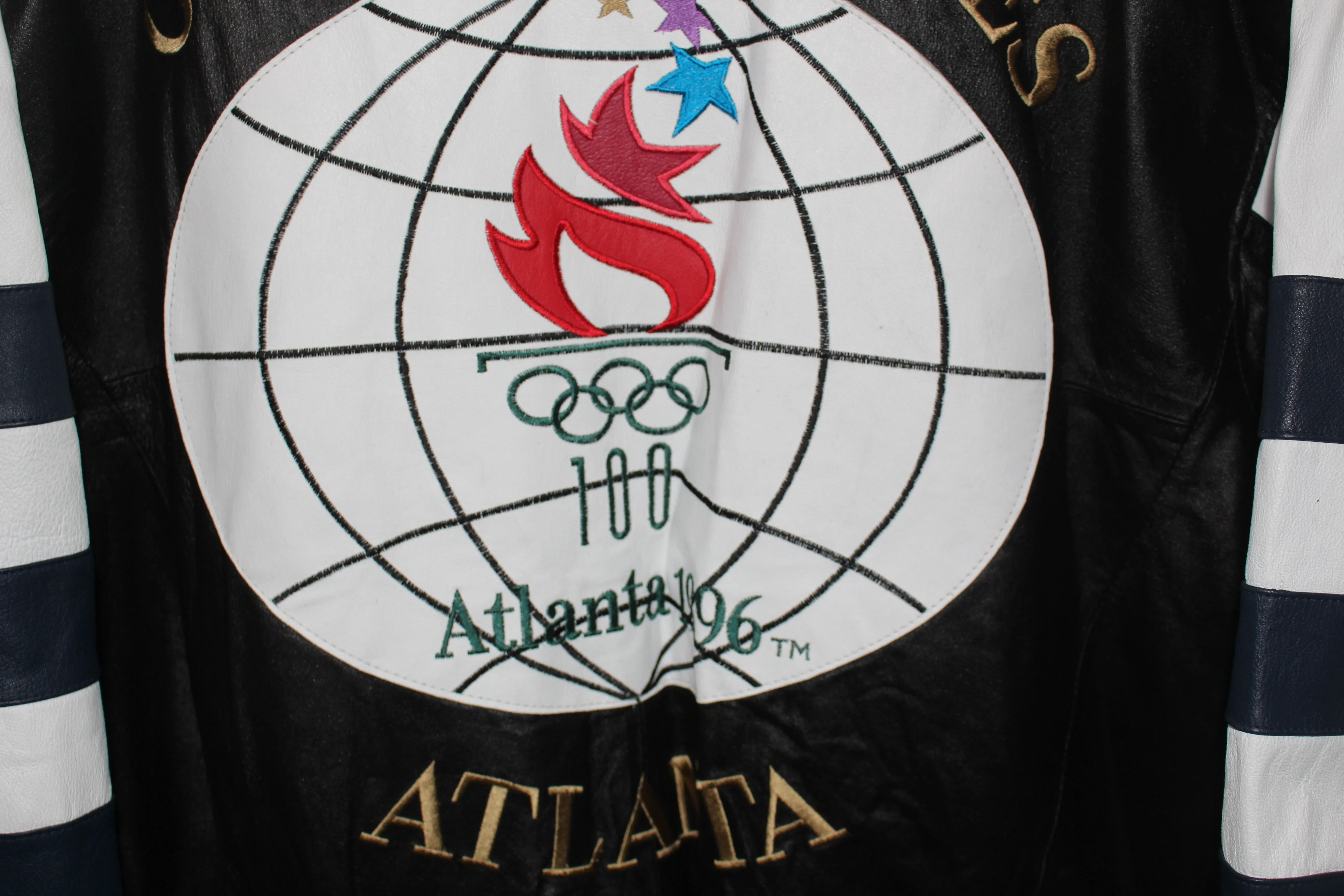 1996 Atlanta Olympic Games Starter Leather Jacket (XL)