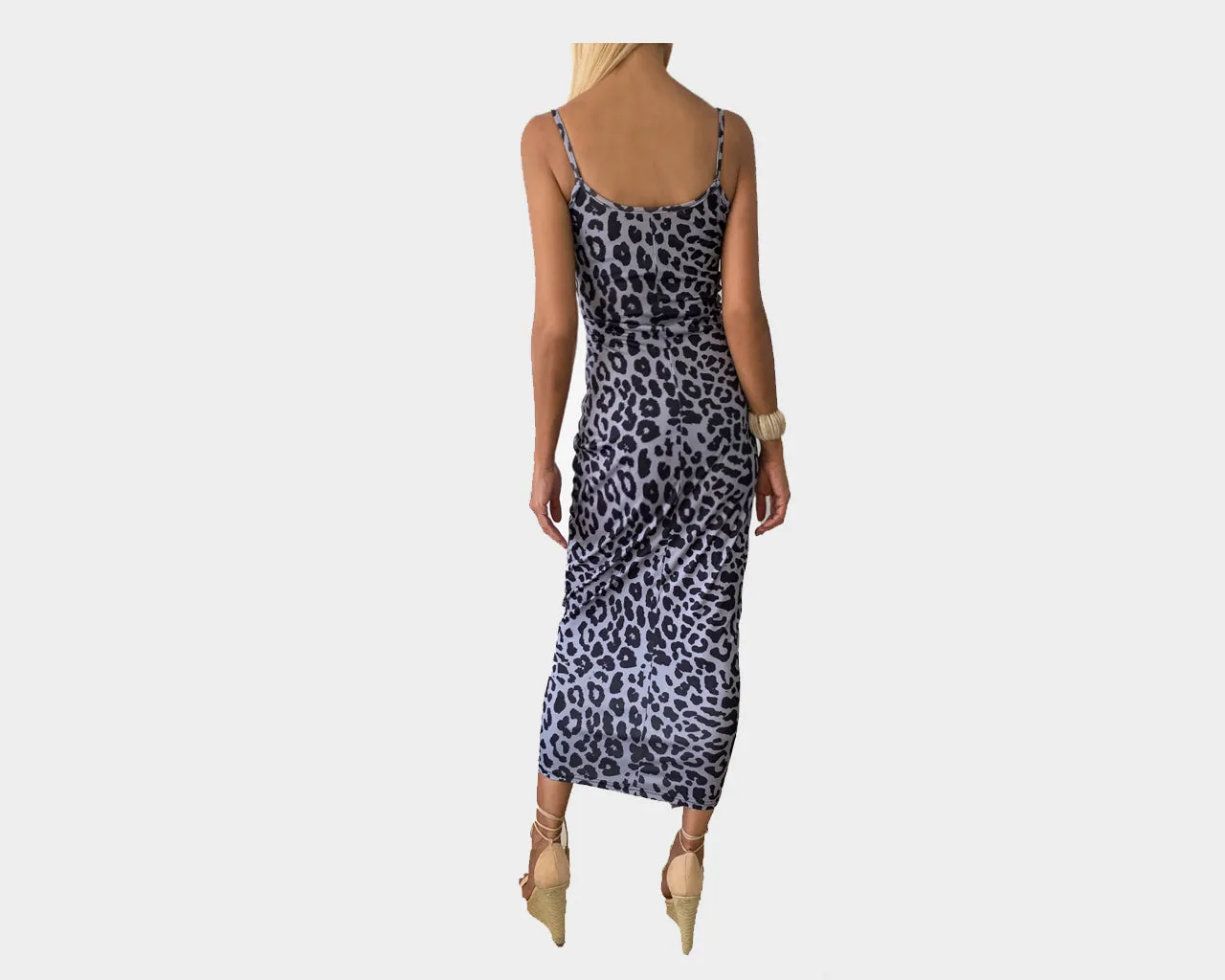 88 Print Ankle Length Dress - The St. Barth