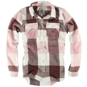 American Made Women's Flannel Shirt | Pink Buffalo