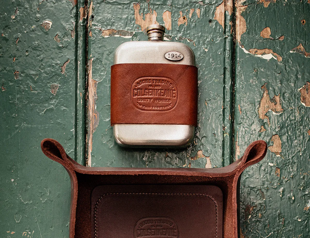 &SONS x ColsenKeane Hip flask Silver