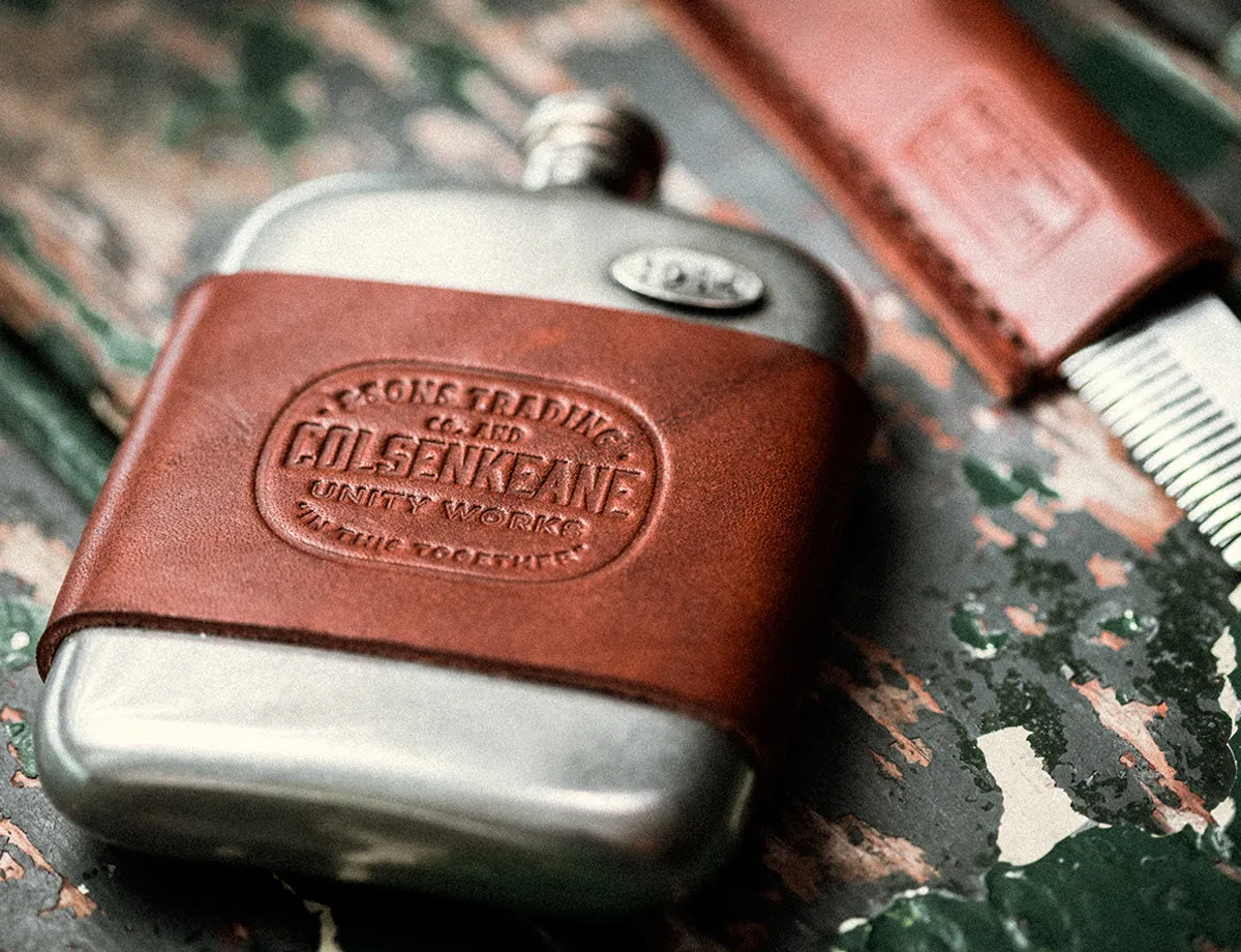 &SONS x ColsenKeane Hip flask Silver