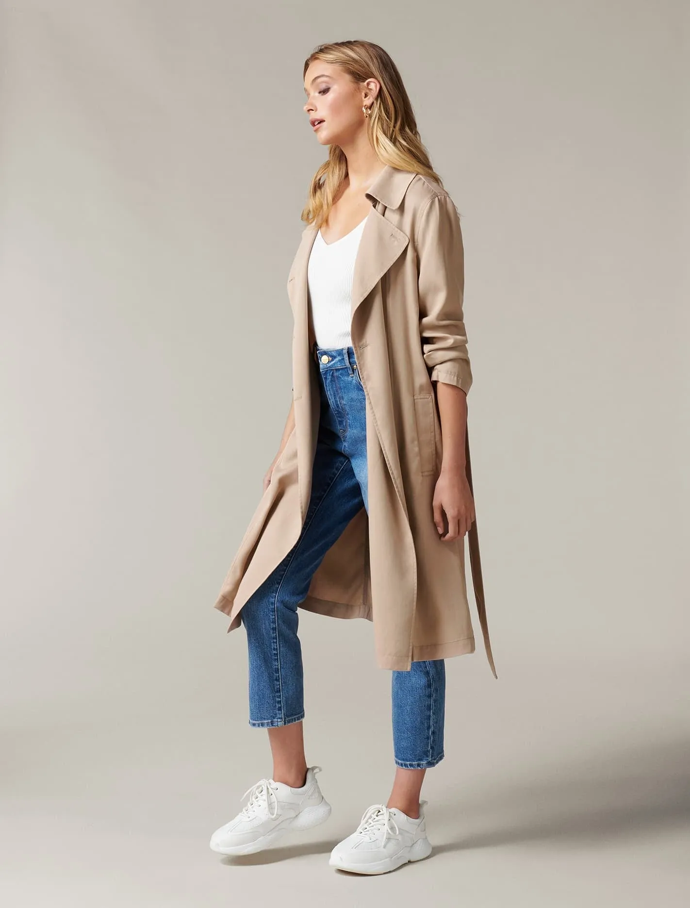 Andrea Longline Trench Jacket