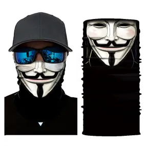 Anonymous Face Mask - Anonymous (Guy Fawkes) Gaiter Balaclava Face Tube Mask