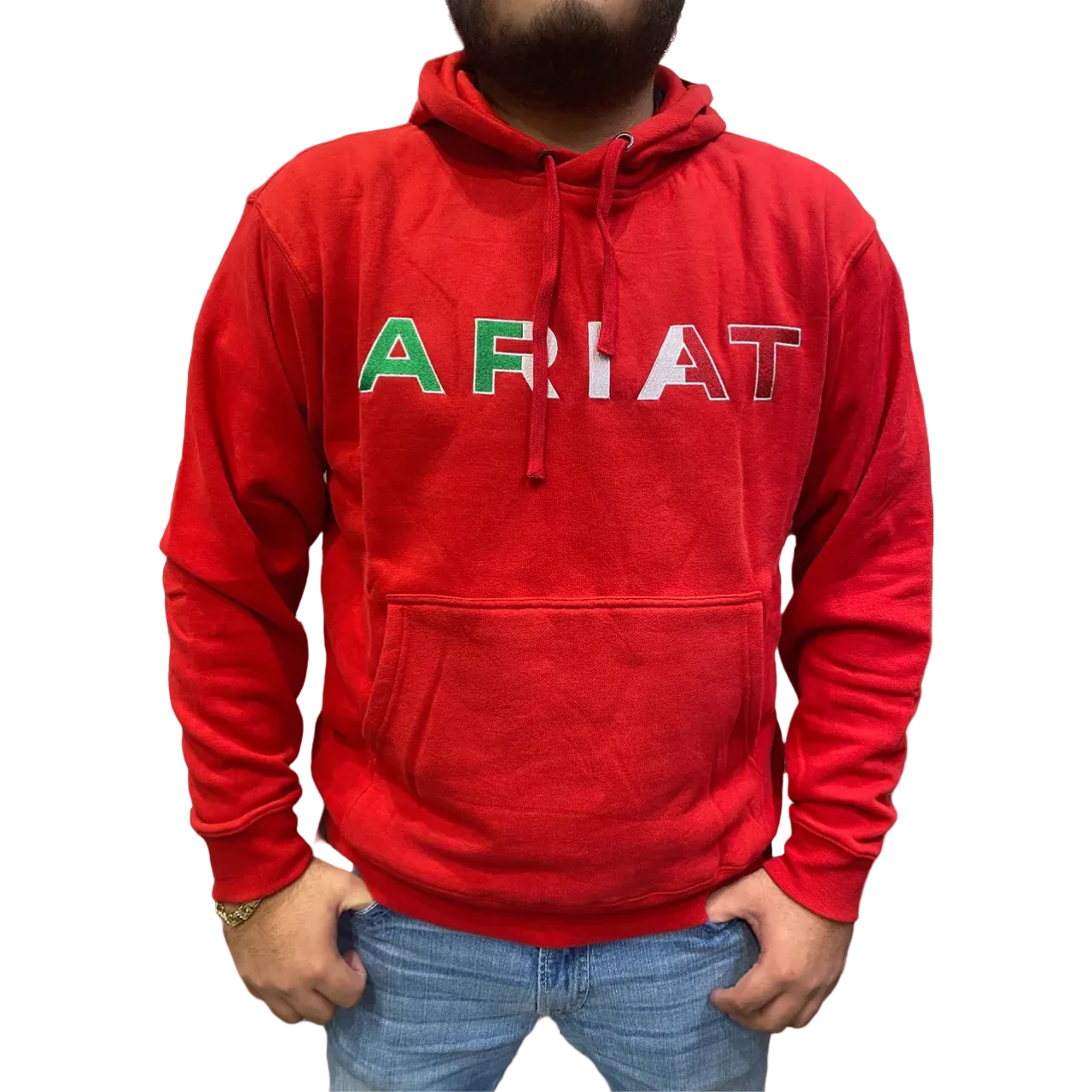 Ariat Men's Red Flag Mexico Hoodie