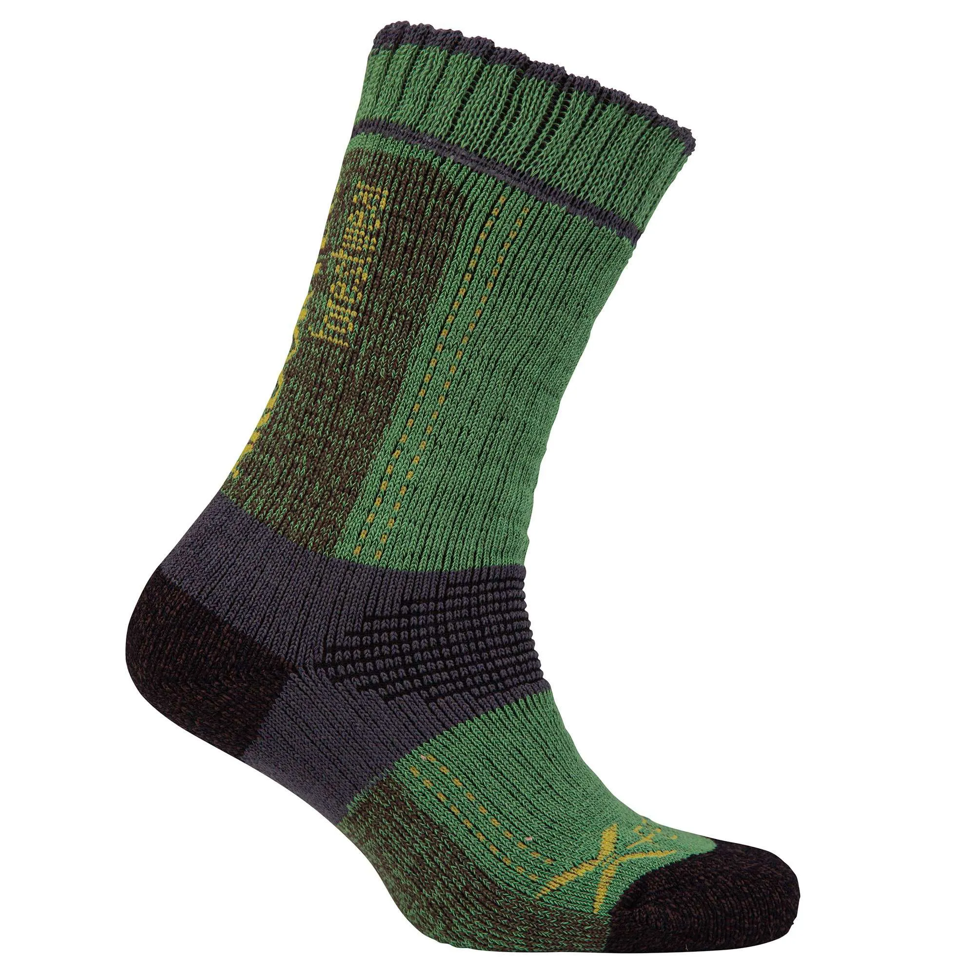 AT3820 Lo Sock Xpert - Olive/Yellow