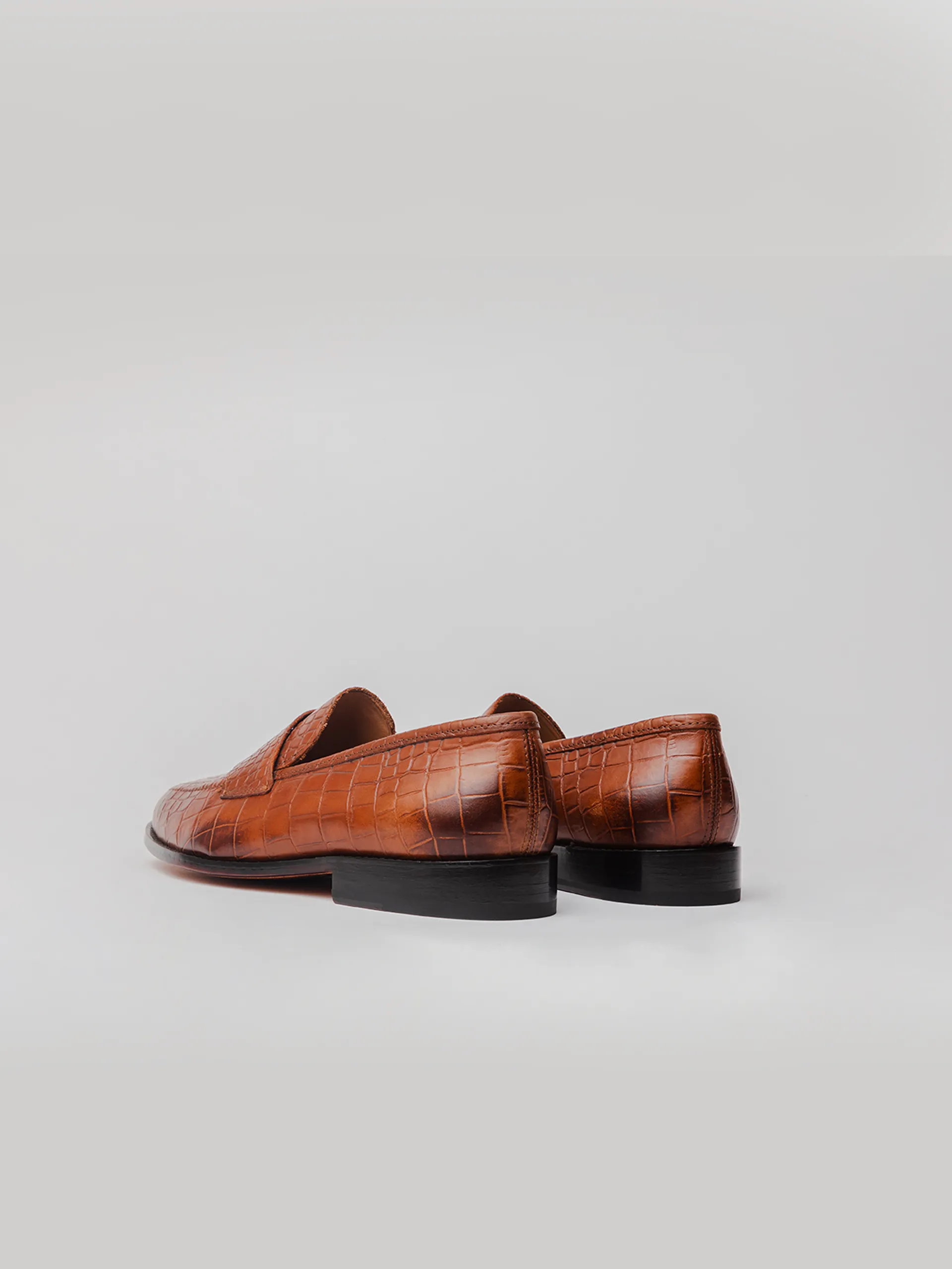 Balaclava Embossed Loafer - Brown