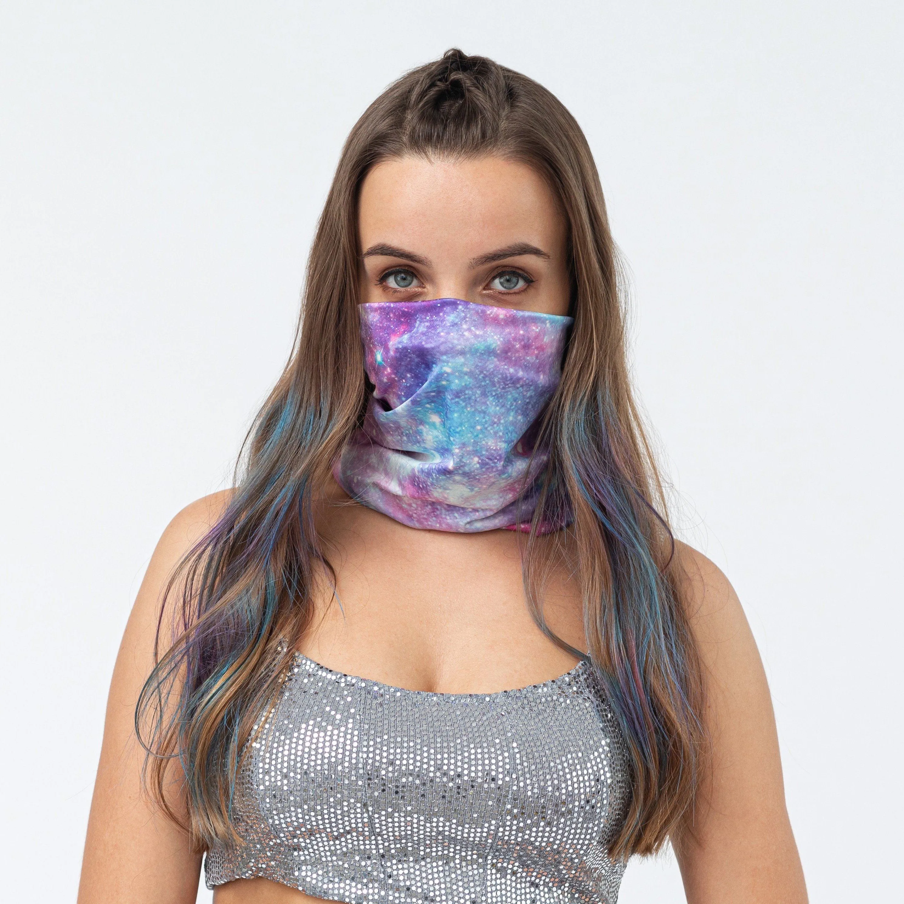 Bandana Face Mask - Pink Universe (Available online only)