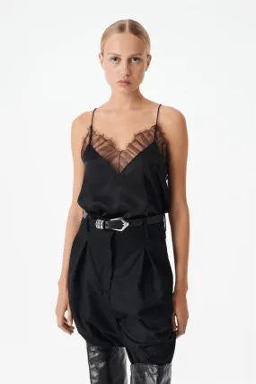 Berwyn Silk Camisole Black