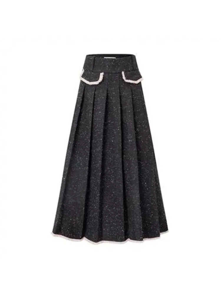 Black jacket pleated skirt【s0000004541】