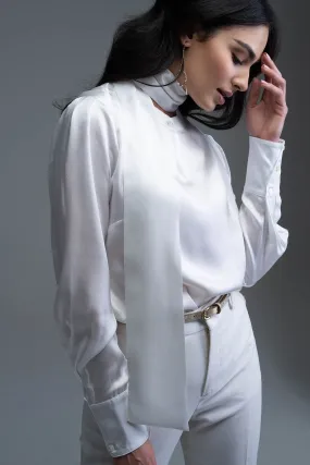 Blouse - Long Sleeve - Ivory