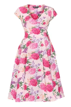 Blush Floral Esme Dress by Lady Vintage