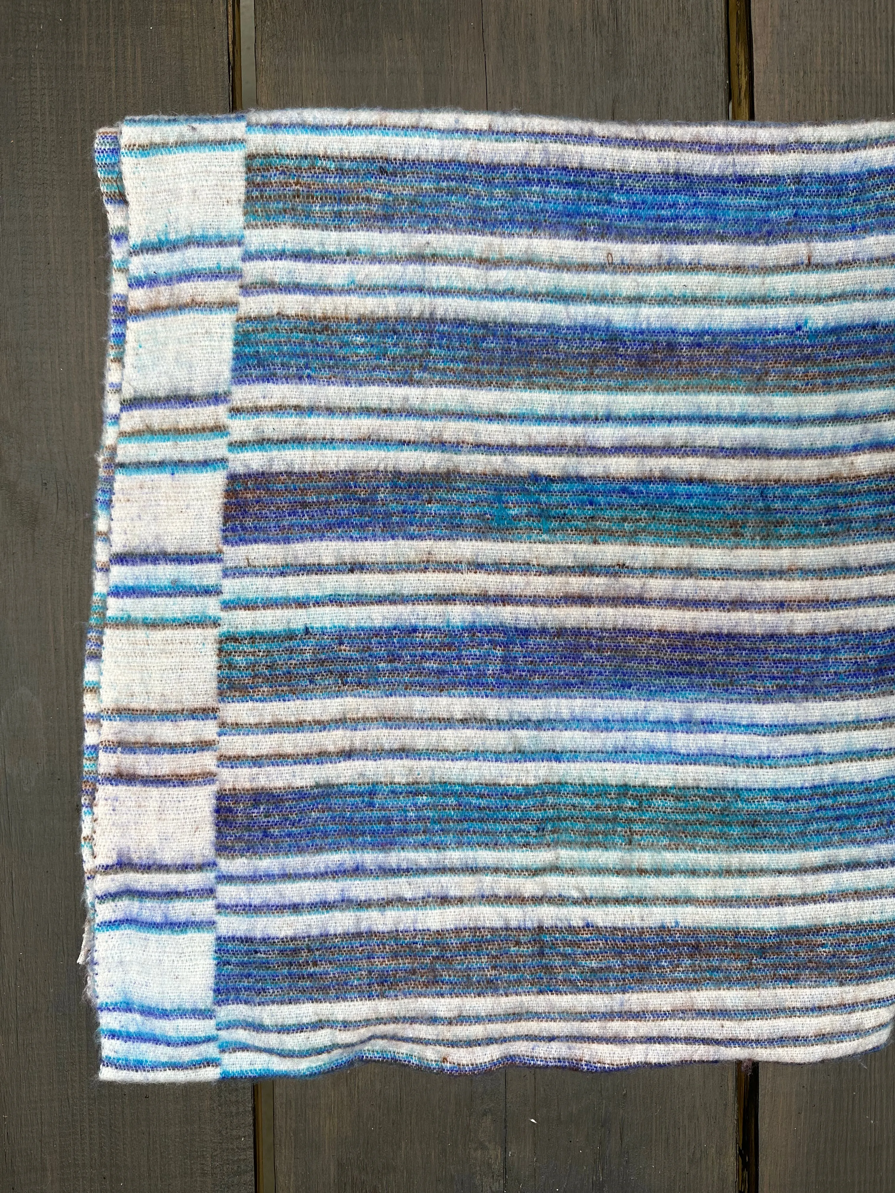 Bonfire Blanket in Blue | Blanket Throws I Wool Blanket | Throw Gifts | Blanket Gift