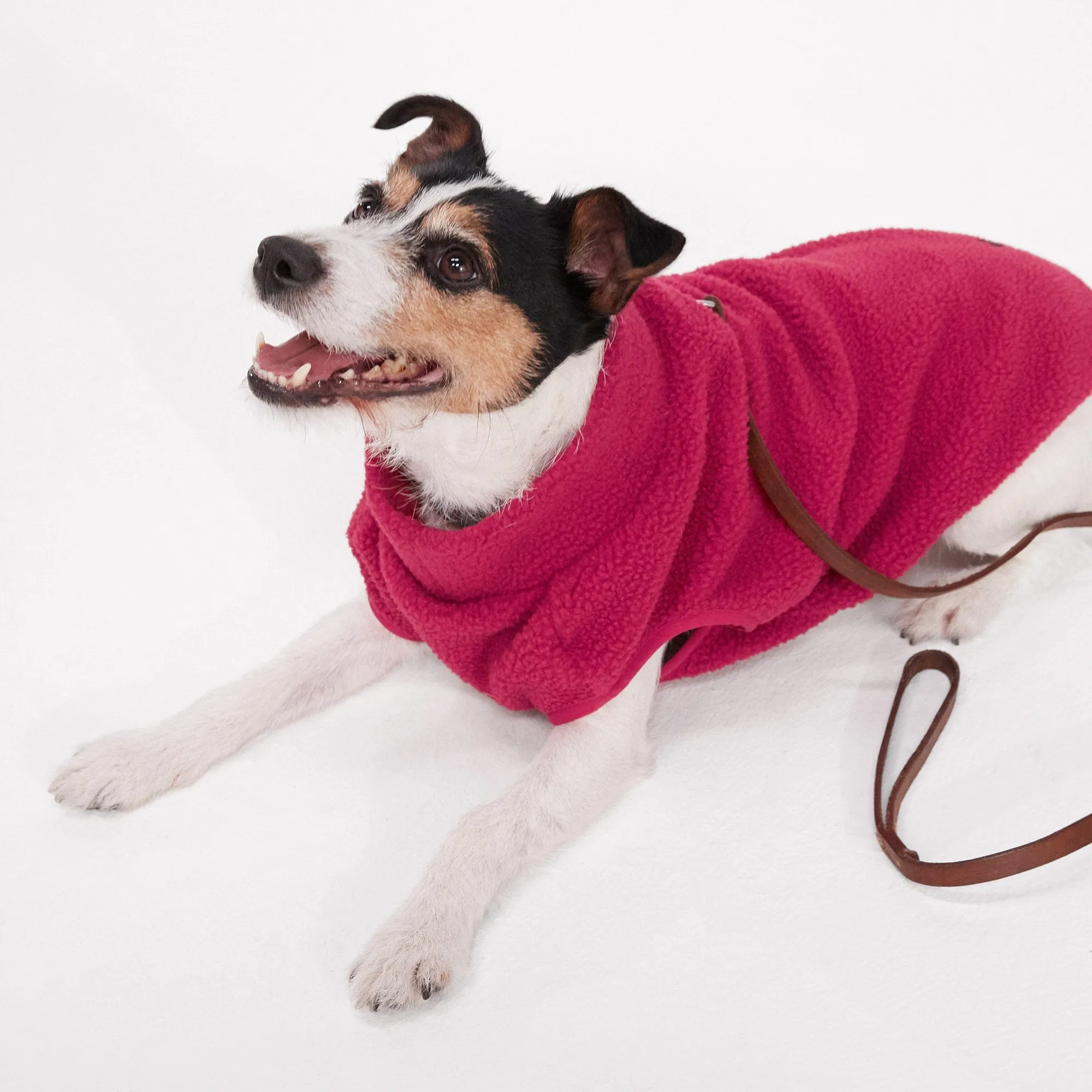 Bow-wow XL Sherpa Dog Coat - Cerise