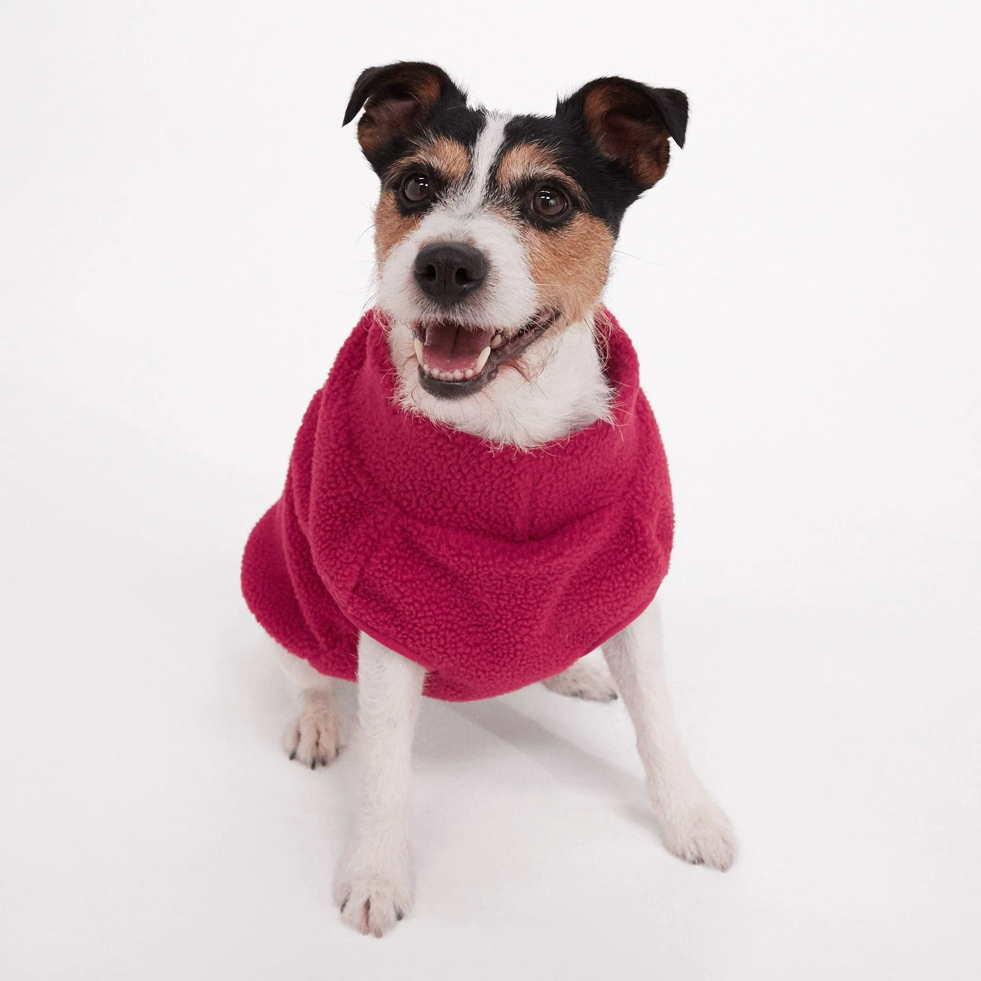 Bow-wow XL Sherpa Dog Coat - Cerise