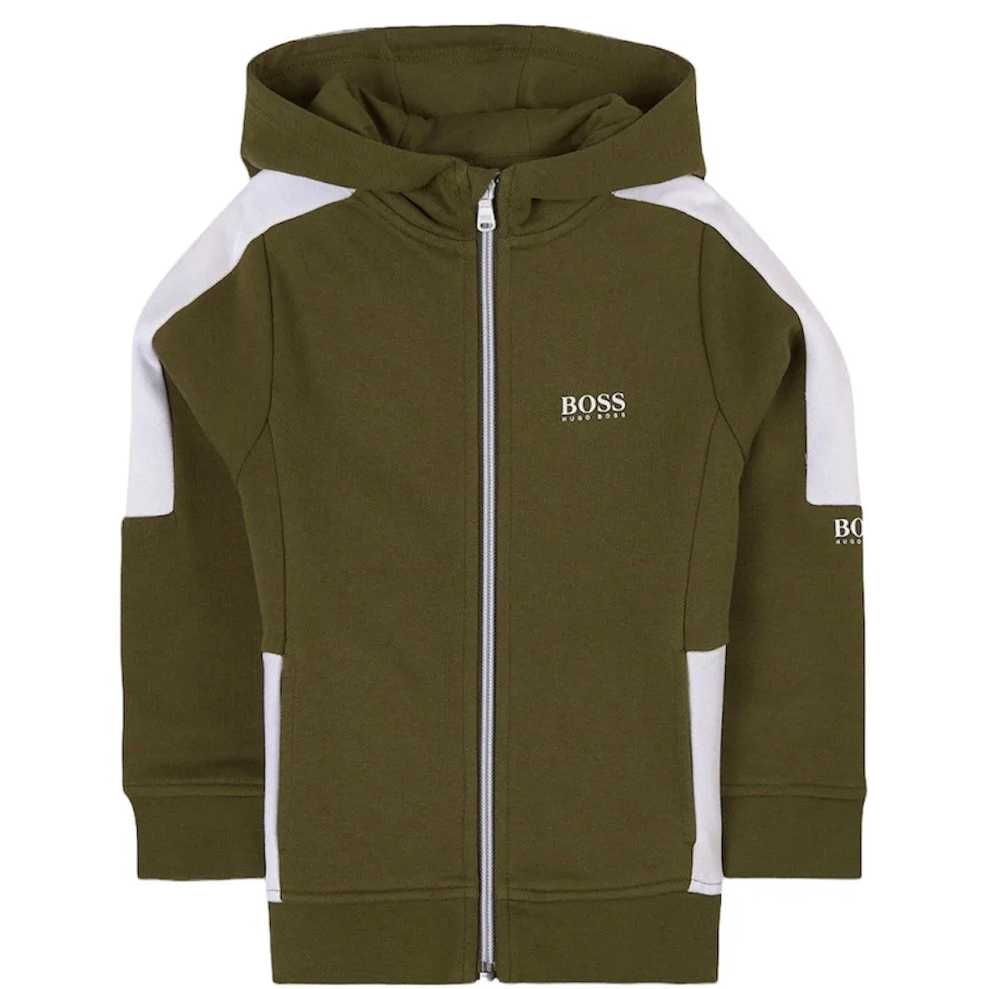 Boys Khaki Hoodie