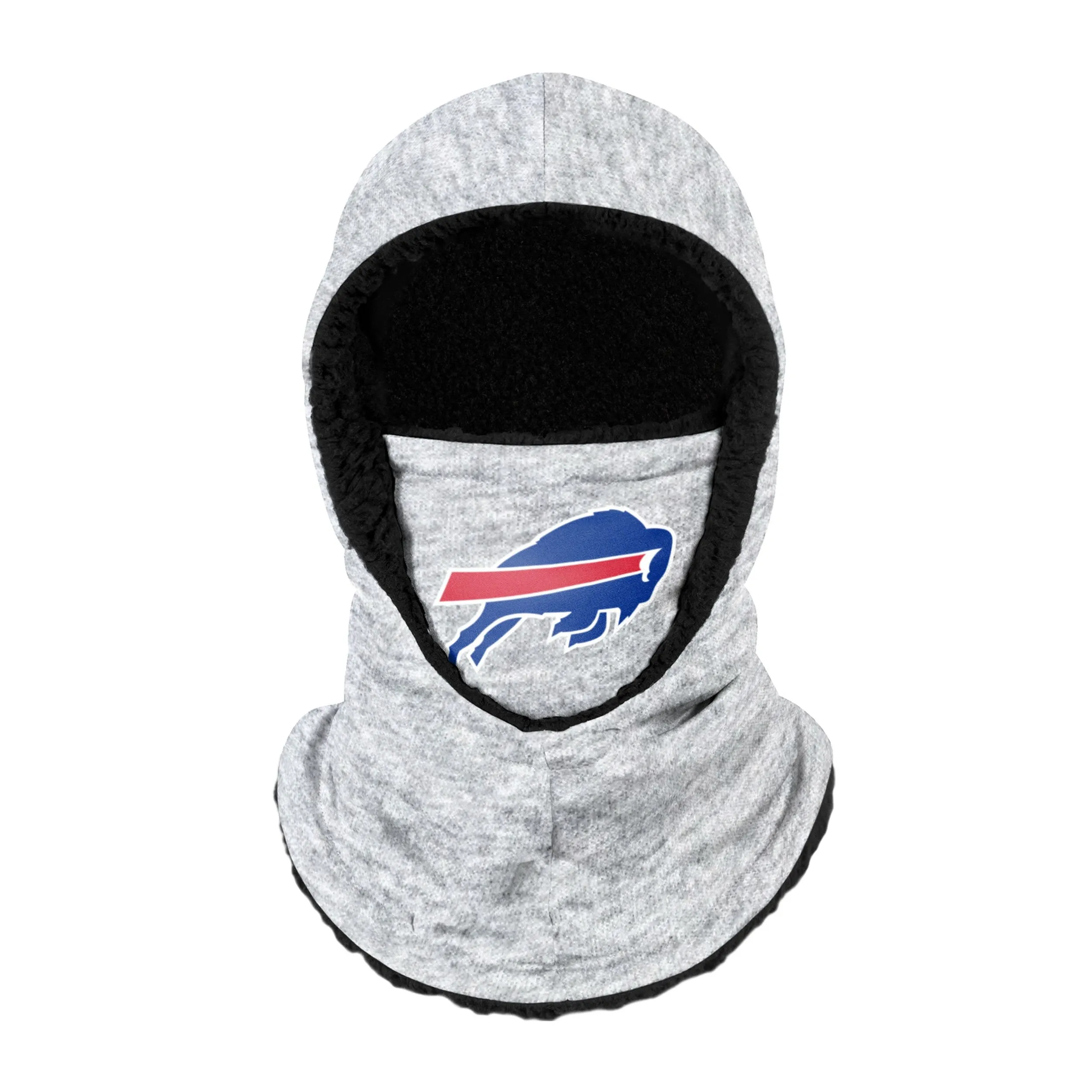 Buffalo Bills NFL Heather Grey Big Logo Hooded Gaiter