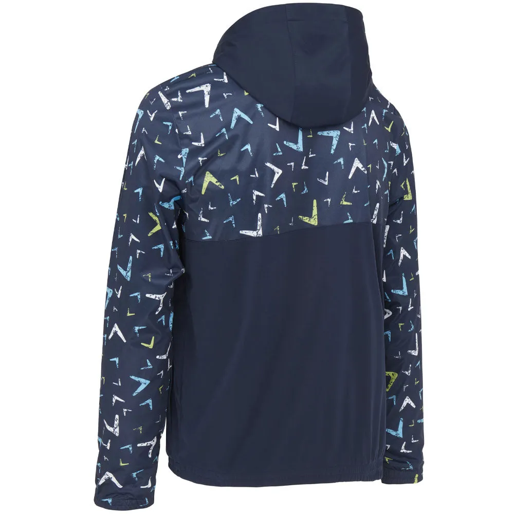 Callaway Multi-Colour Chev 1/4 Zip Hoodie - Navy Blazer