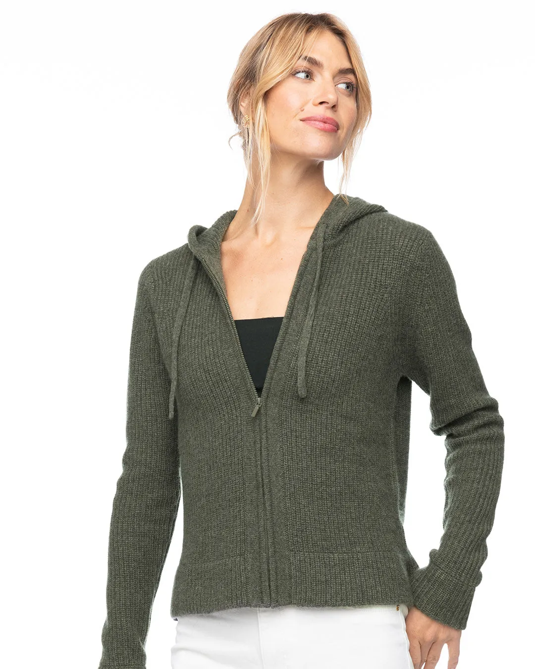 Cashmere Fisherman Hoodie