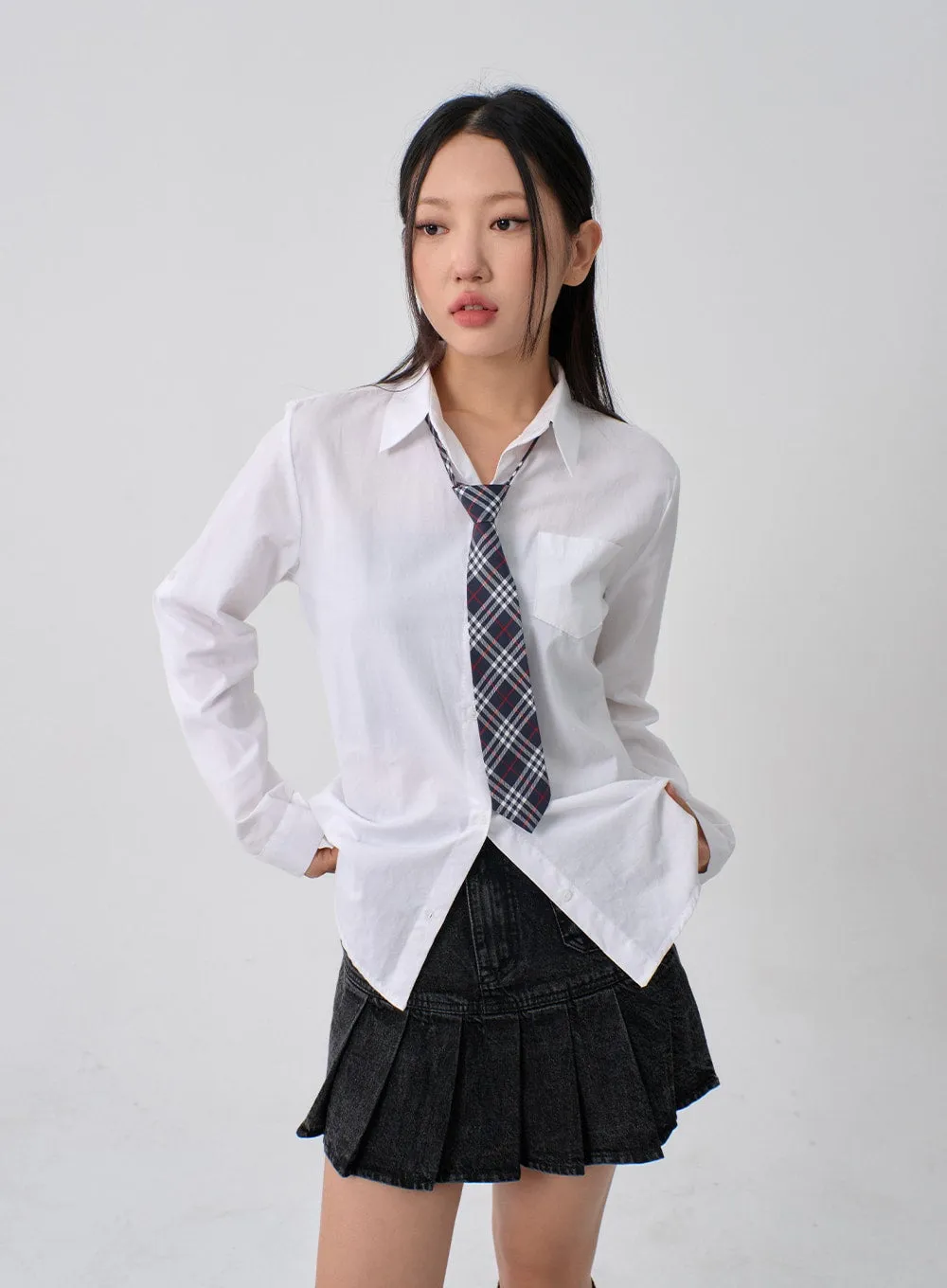 Check Pattern Necktie CN10