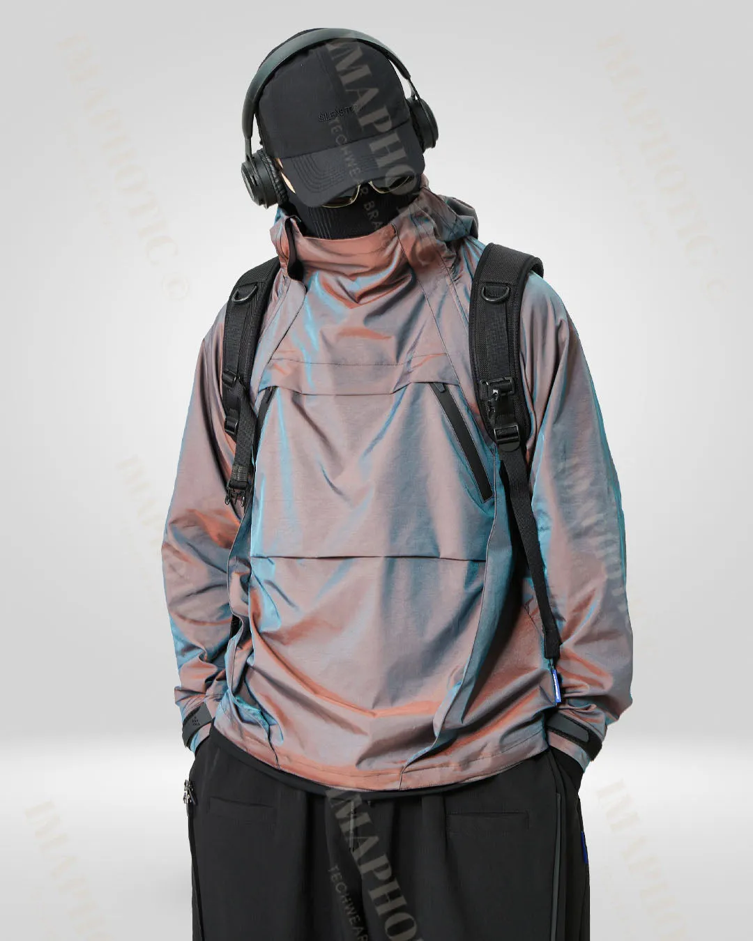 Color-Changing Hooded Windbreaker Jacket