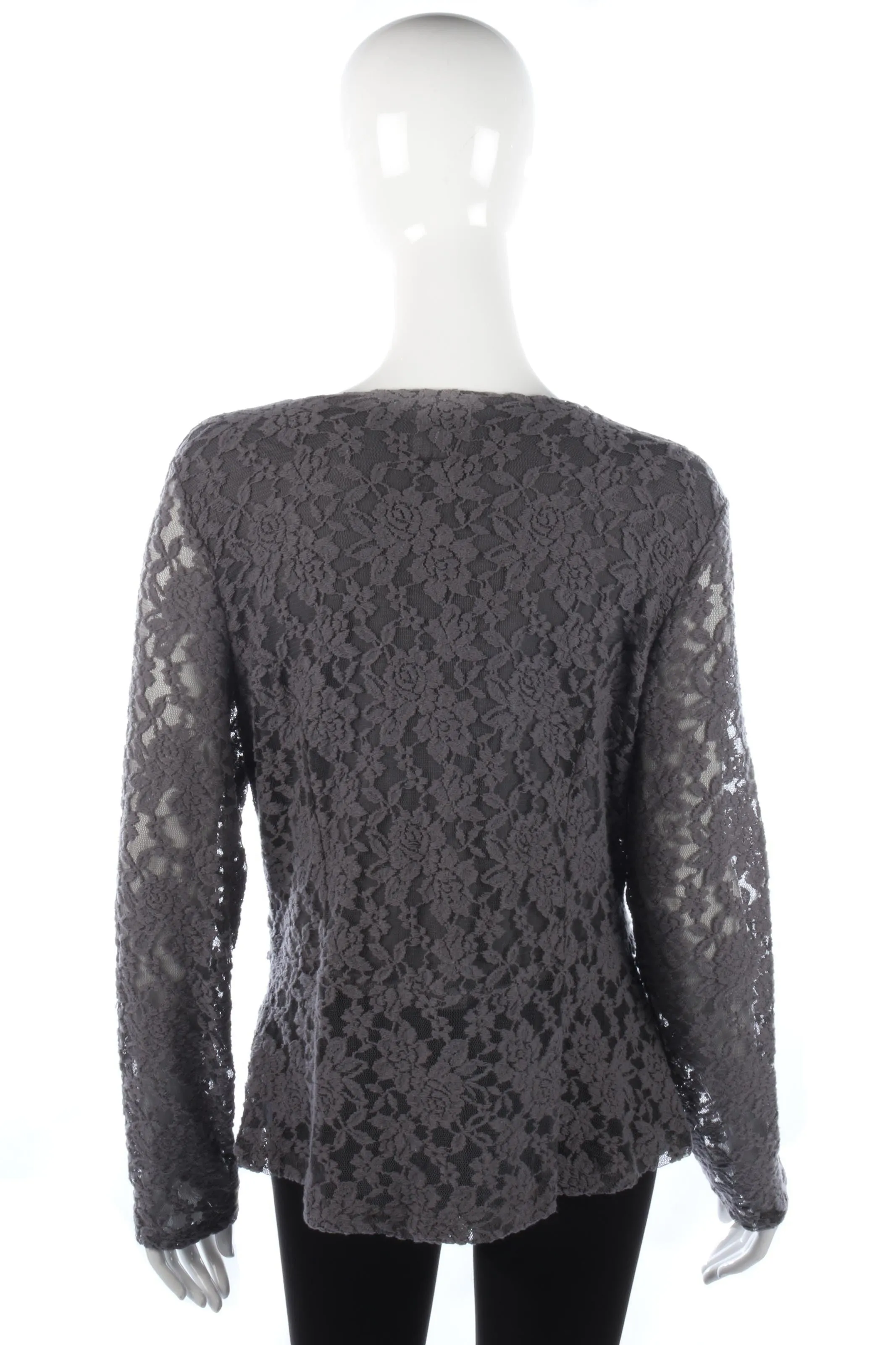 CREAM Stella Cardigan Grey Lace BNWT Size XL