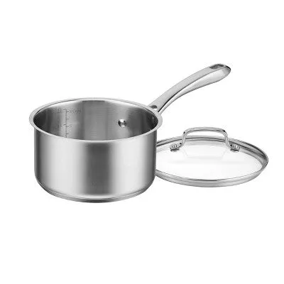 Cuisinart Classic 2.5qt Stainless Steel Saucepan with Cover - 831925-18