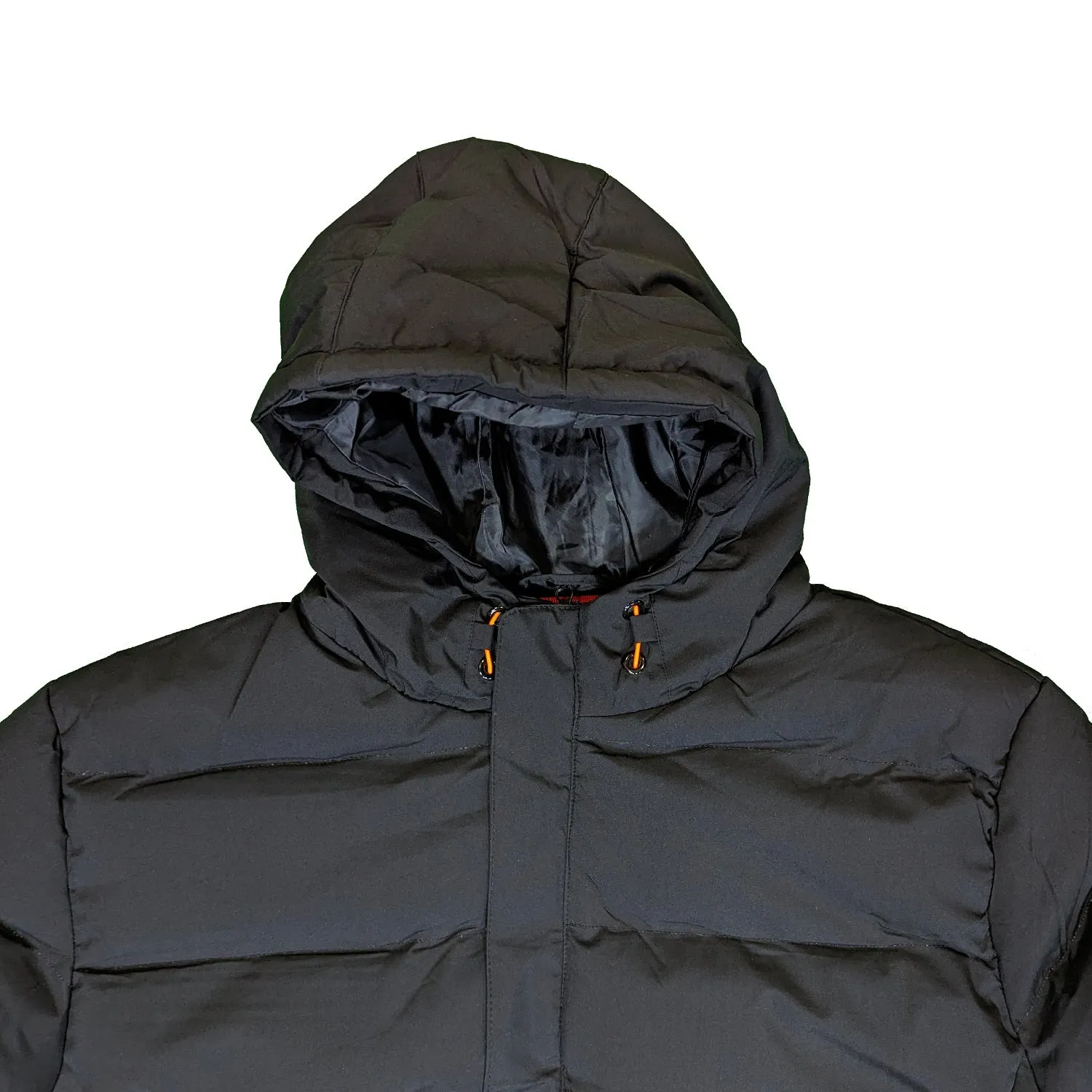 D555 Quitted Parka Jacket - Grove - Black