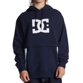 DC Shoes Mens Bandwidth Pullover Hooded Sweatshirt Hoodie - Navy Blazer