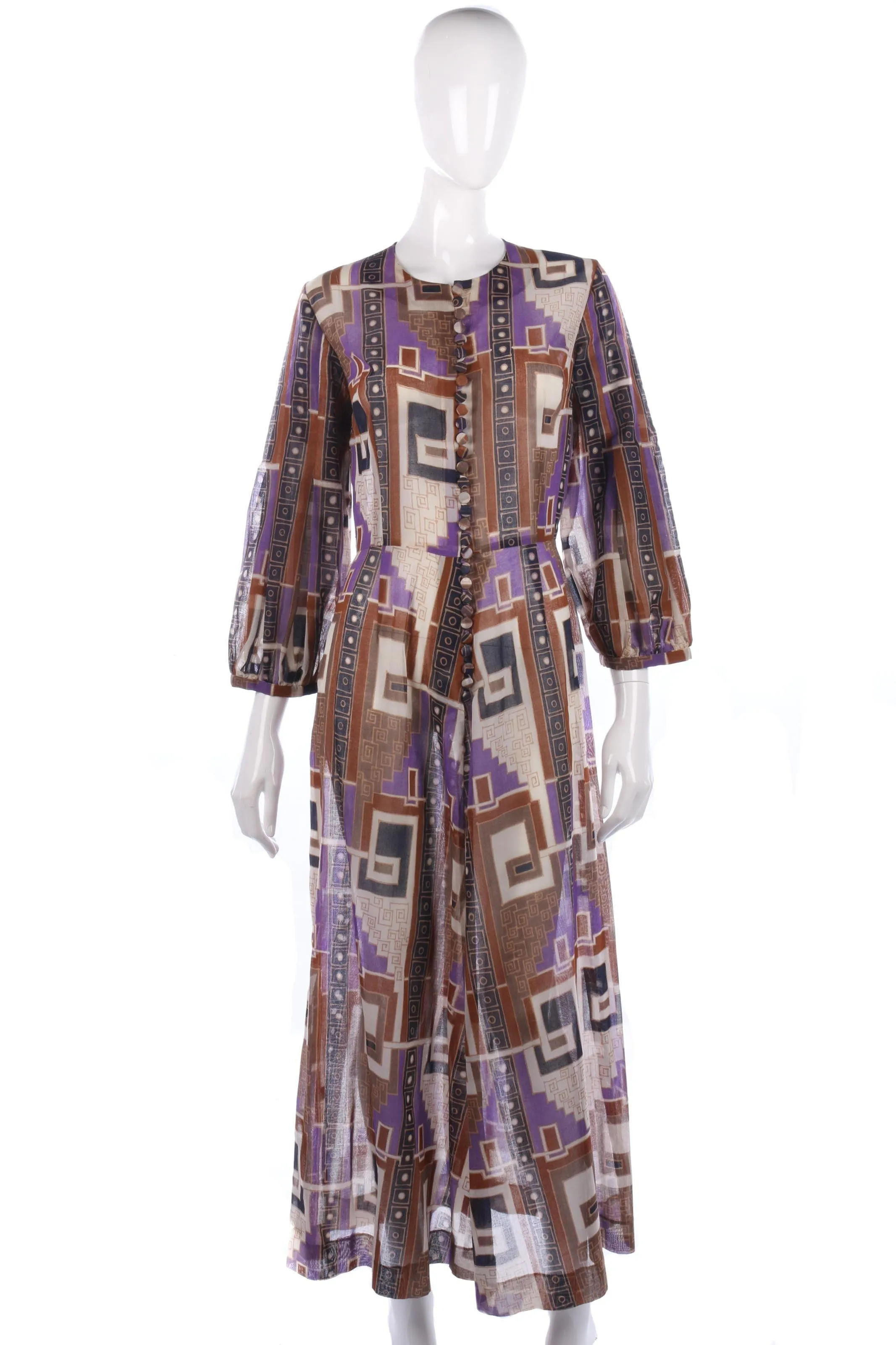 Debenham and Freebody vintage 1970's dress