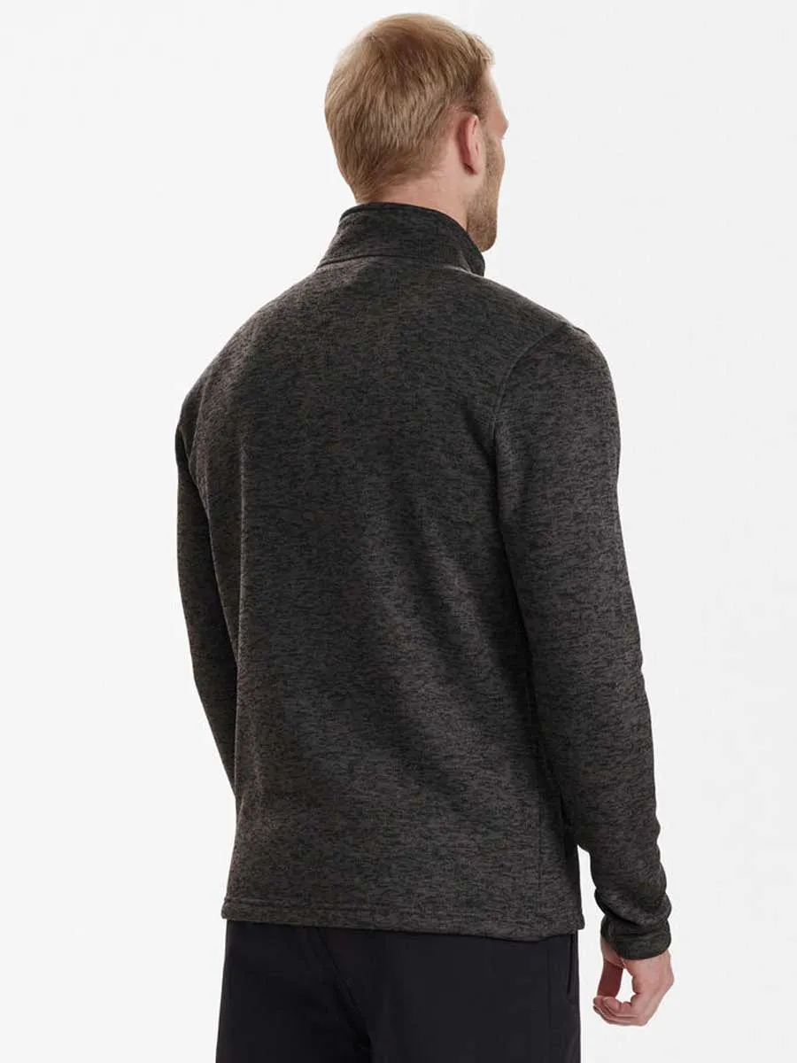 DEERHUNTER Sarek Knitted Jacket - Men's - Dark Grey Melange