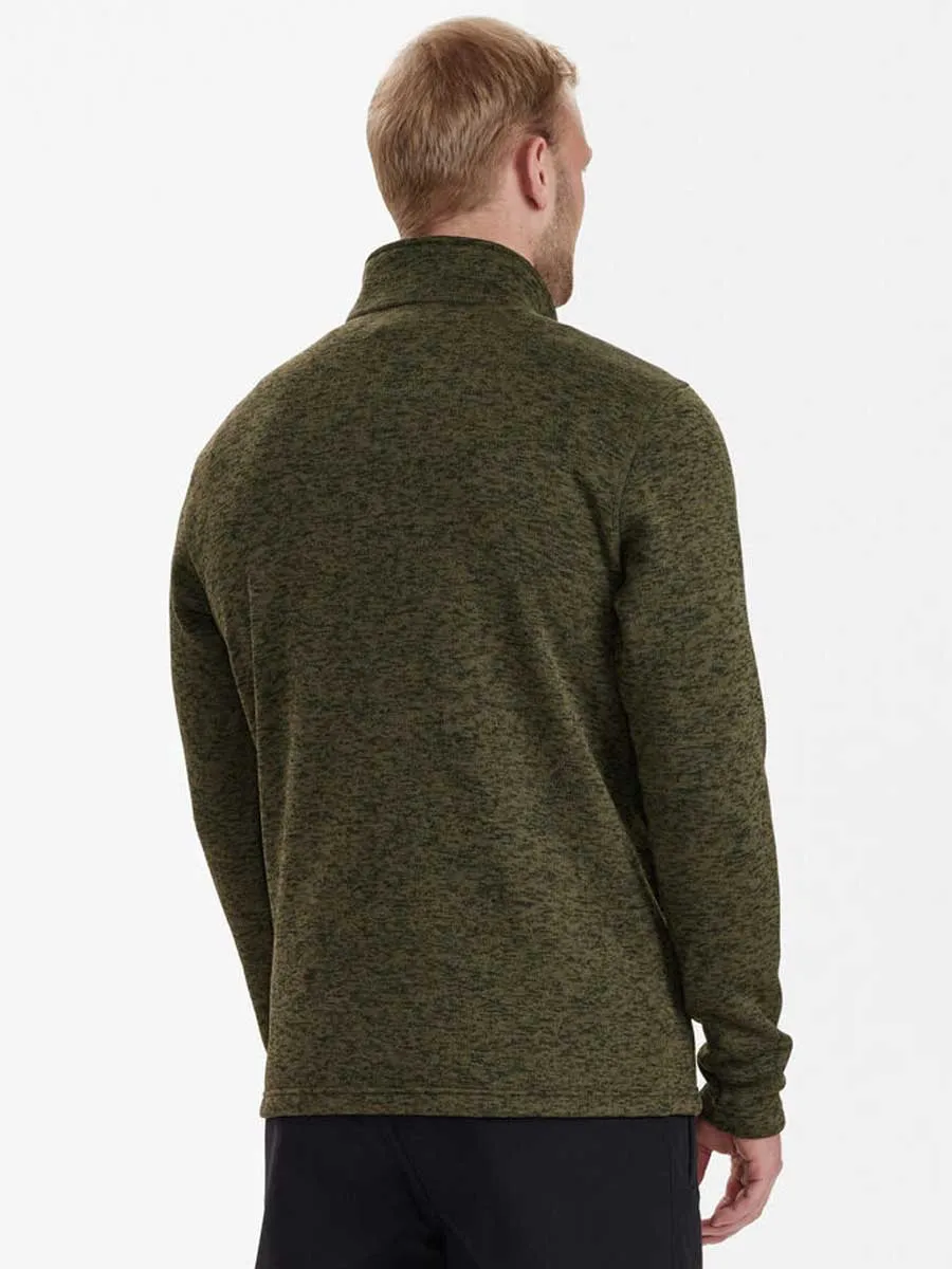 DEERHUNTER Sarek Knitted Jacket - Men's - Olive Night Melange