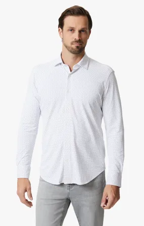 Diamond Dot Tech Shirt In White