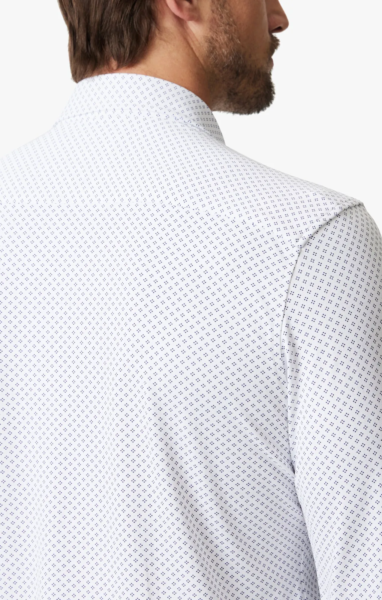 Diamond Dot Tech Shirt In White