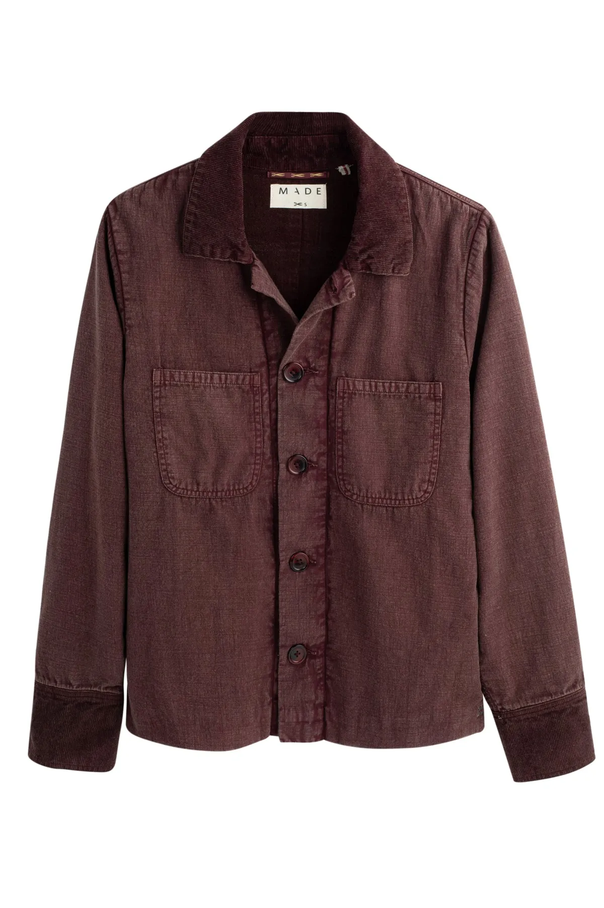 Dk Plum Box Jacket