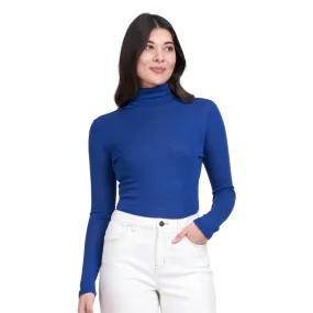 Foil Clothing Fine Merino Polo Neck Galactic Blue