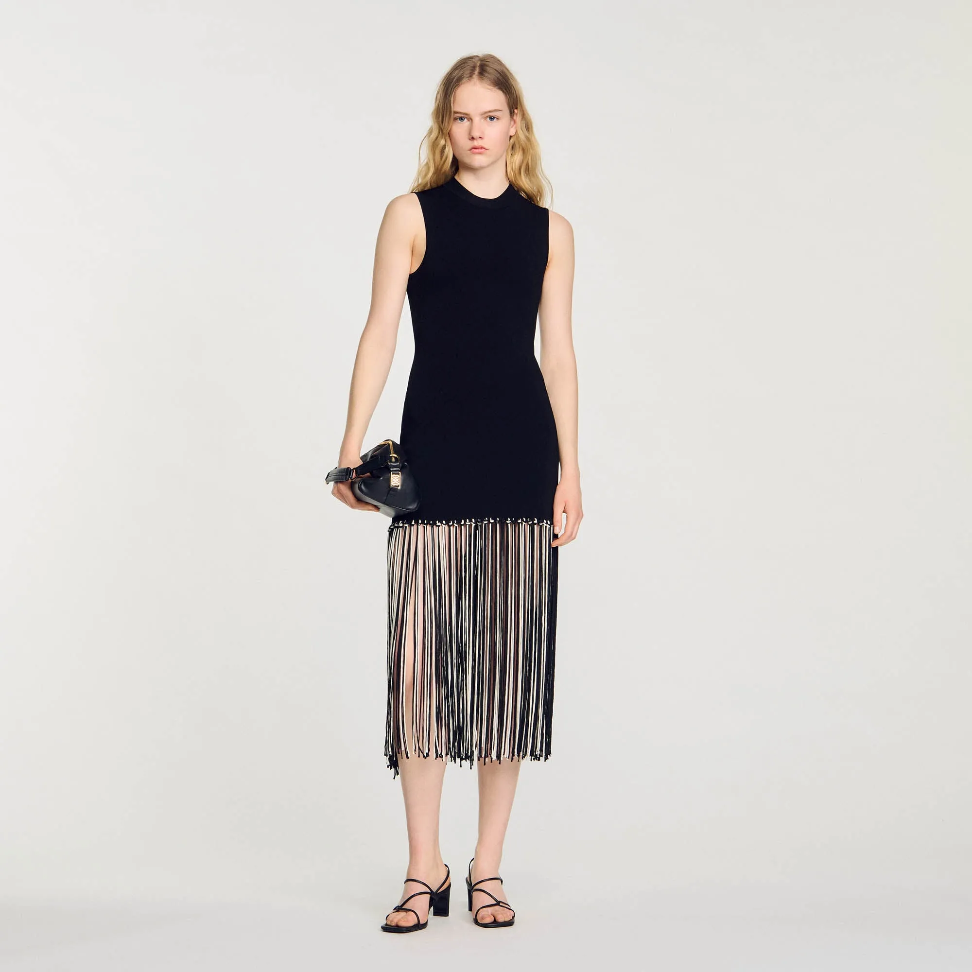 Fringed Midi Dress