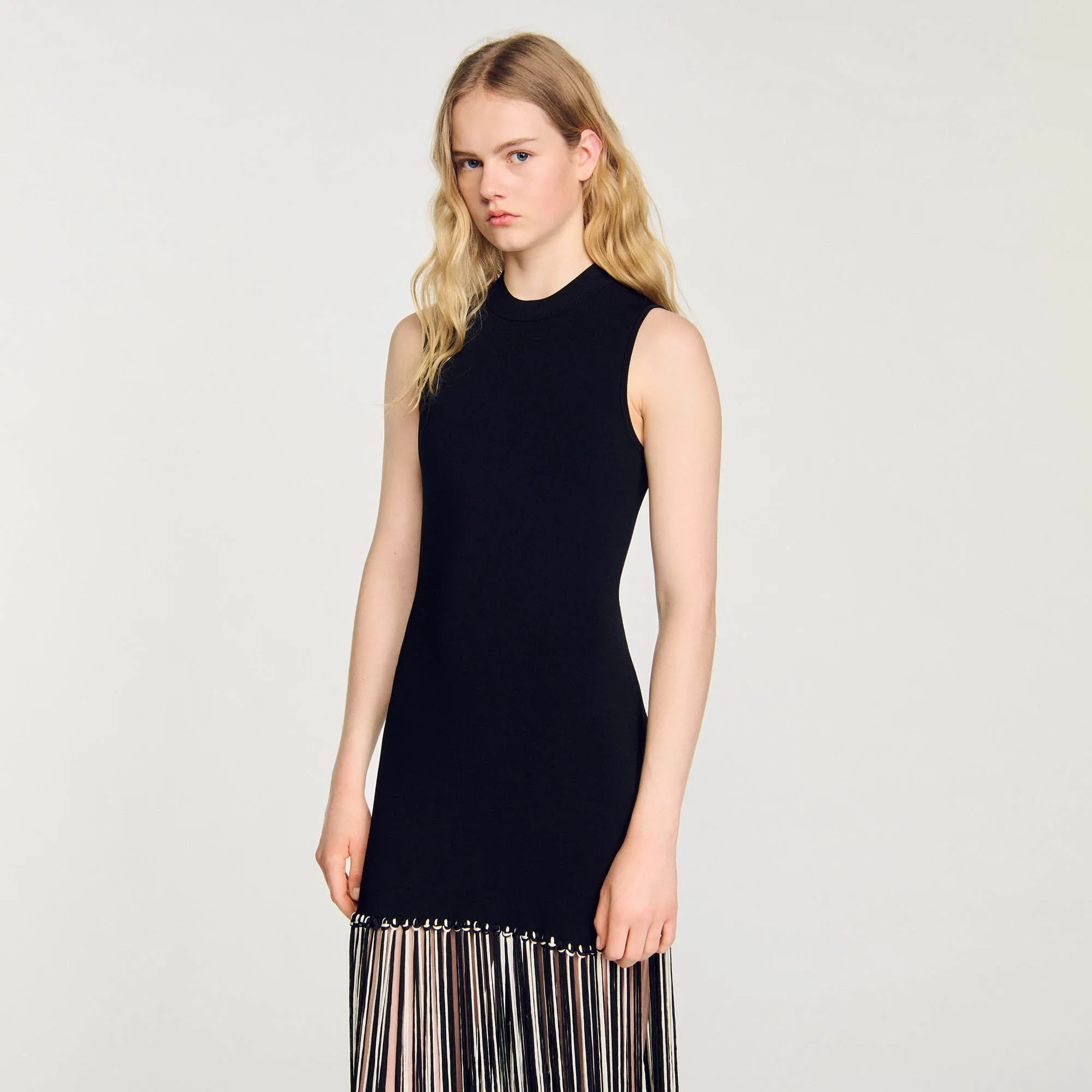 Fringed Midi Dress