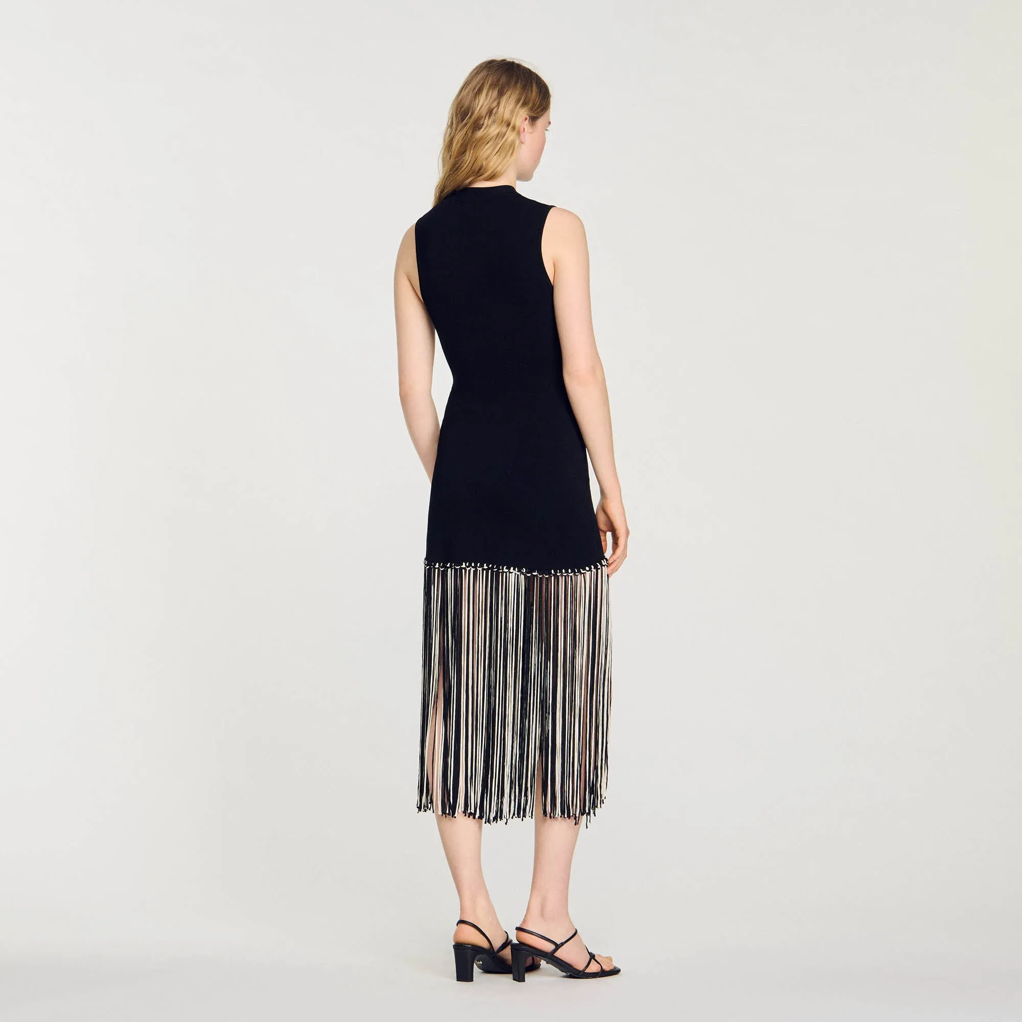 Fringed Midi Dress