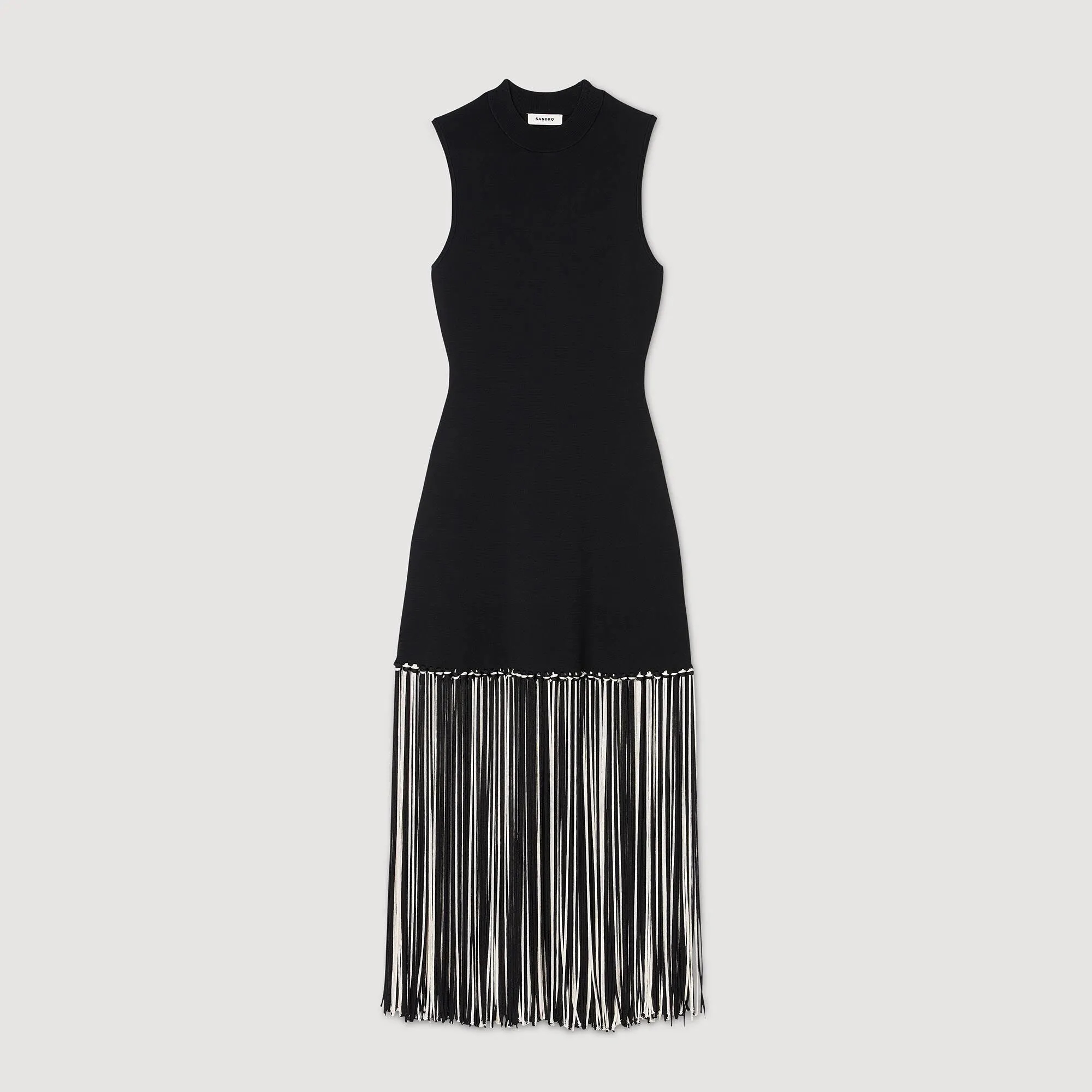 Fringed Midi Dress