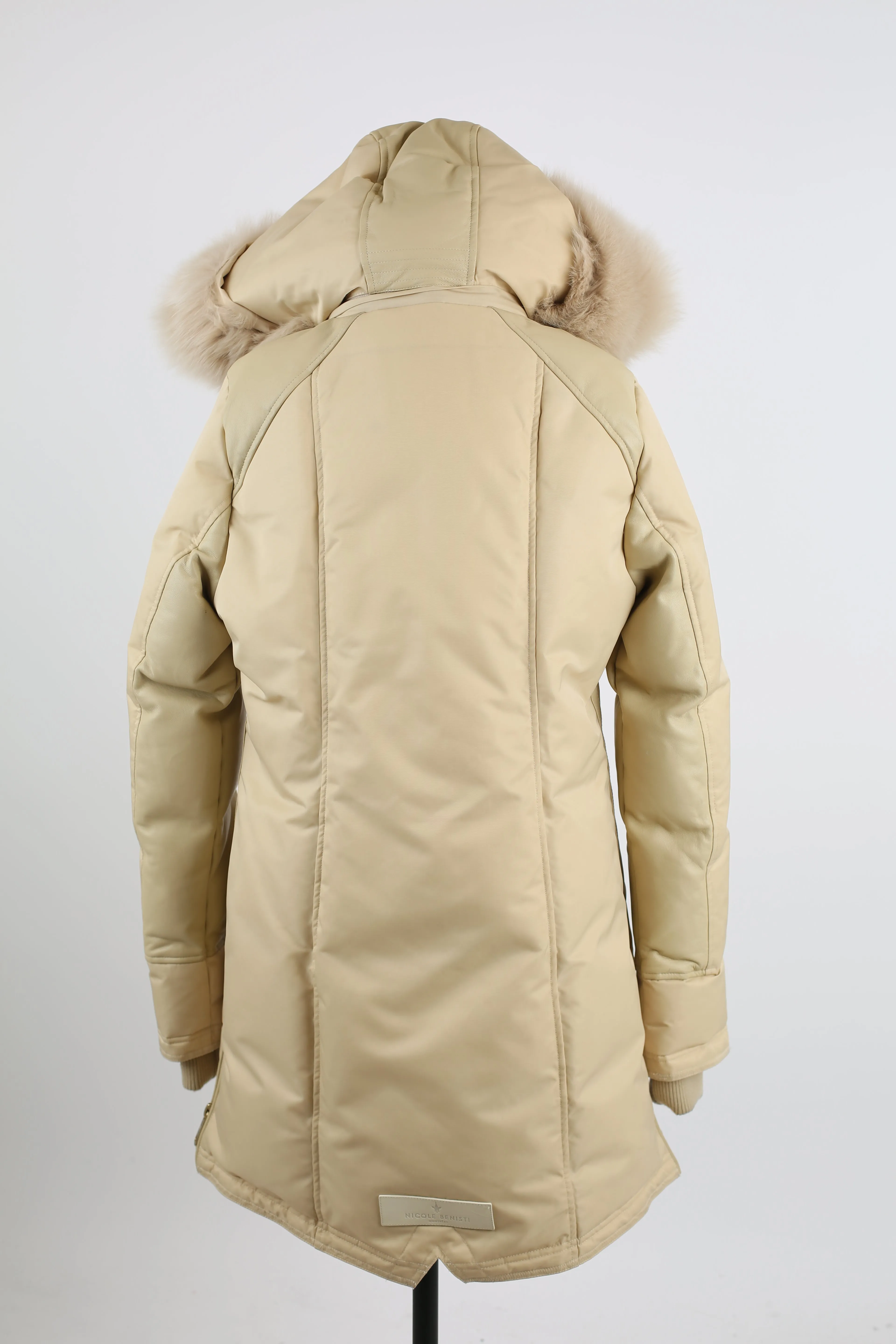 Fur & Down Lined Parka W/ Removable Fur Hood