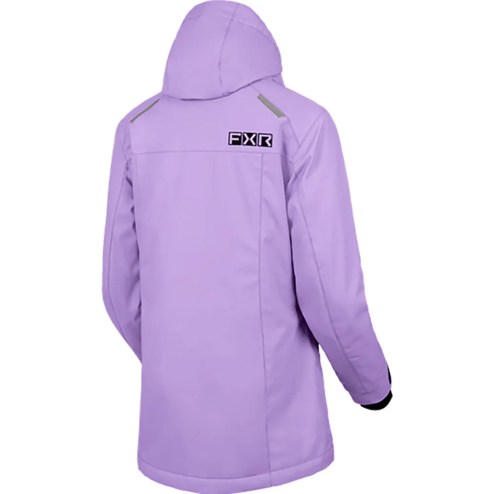 FXR  Womens Aerial Jacket Warm Insulated Durable HydrX Vented Lilac Black