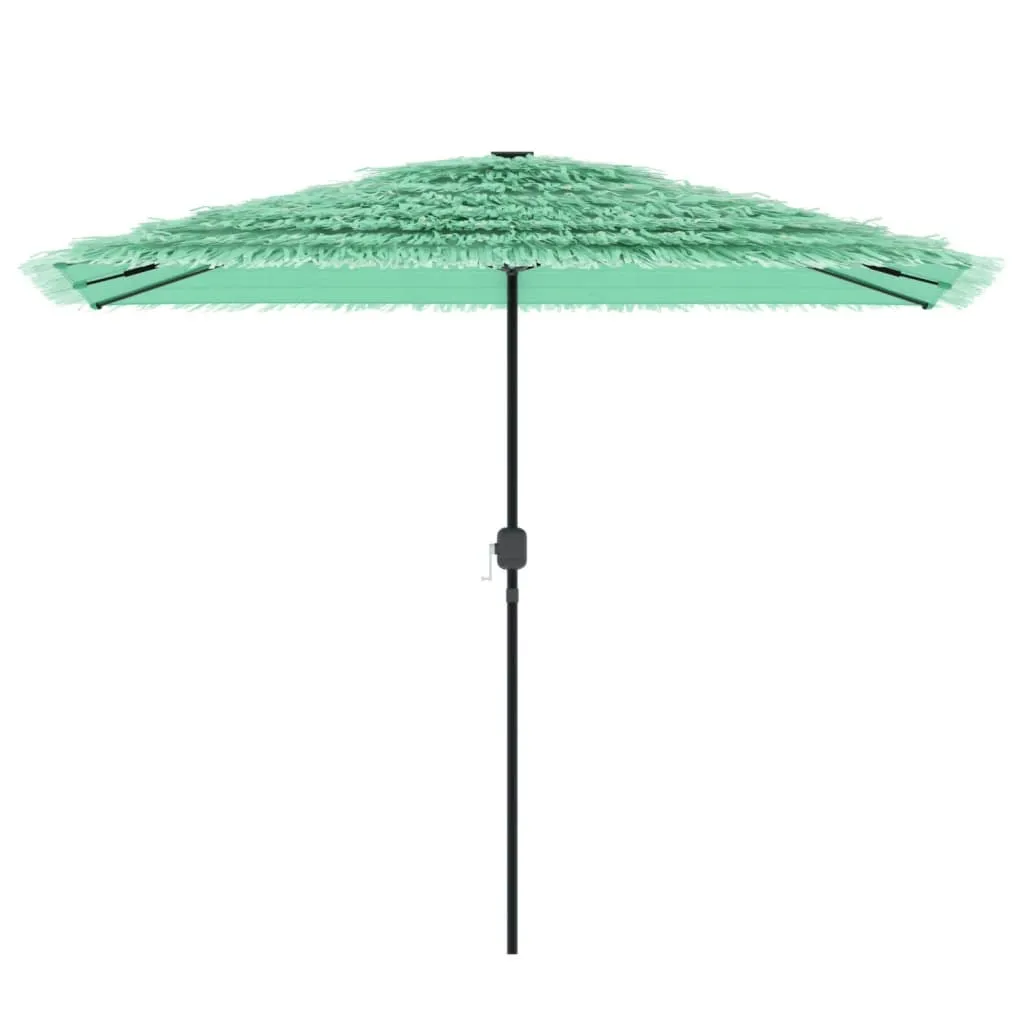 Garden Parasol with Steel Pole Green 300x200x250 cm