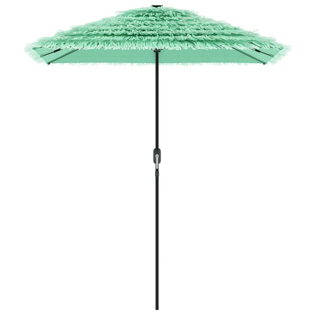 Garden Parasol with Steel Pole Green 300x200x250 cm