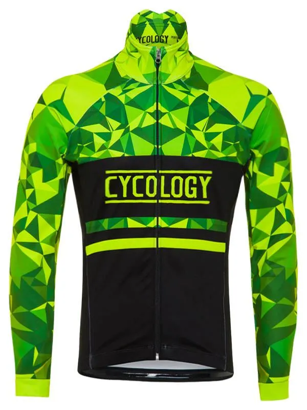 Geometric Windproof Cycling Jacket　防風ウィンタージャケット