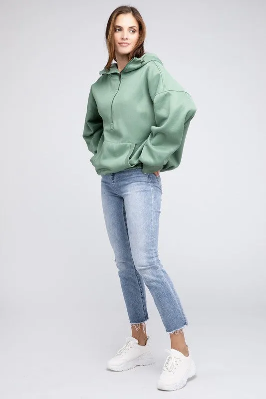 Hannah Elastic Hem Hoodie