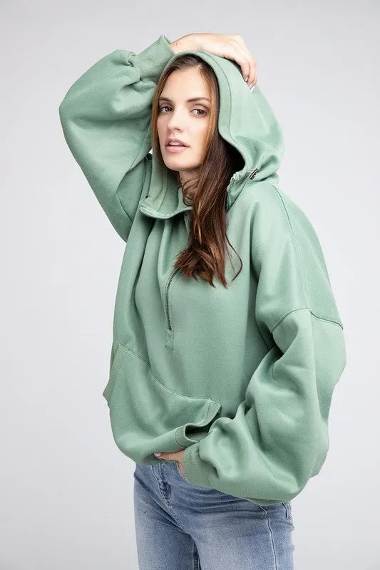 Hannah Elastic Hem Hoodie