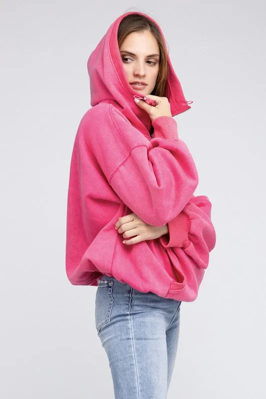 Hannah Elastic Hem Hoodie