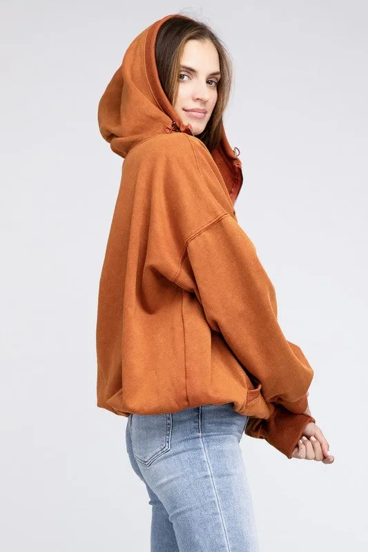 Hannah Elastic Hem Hoodie