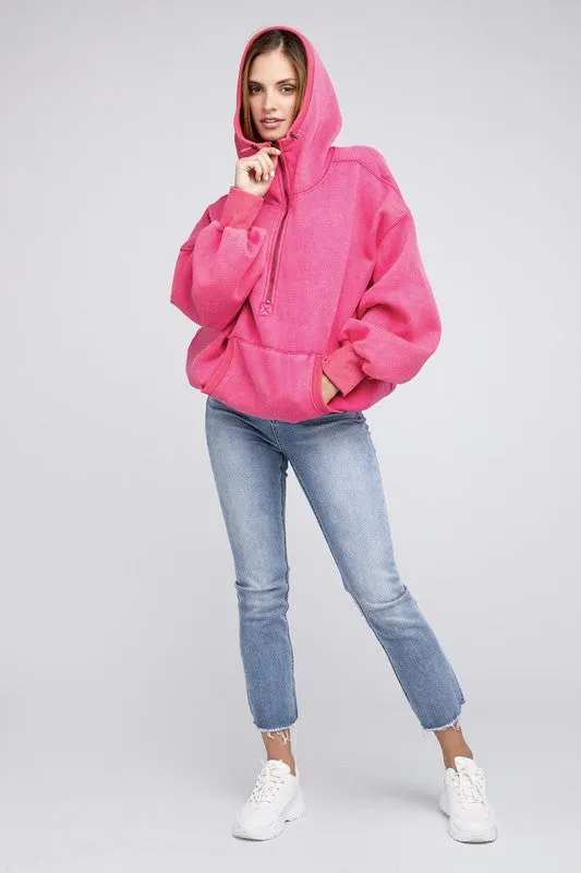 Hannah Elastic Hem Hoodie